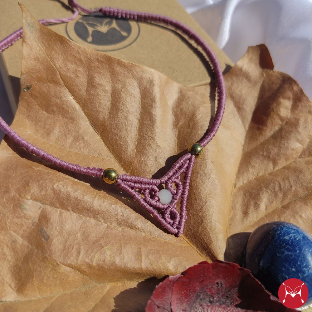 Minerva necklace lilac