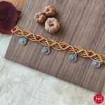 Orange anklet