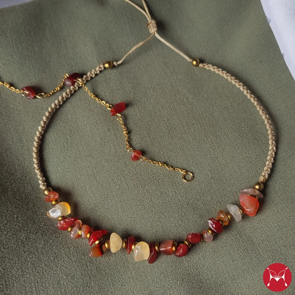 The Fire necklace set