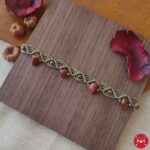 Earth anklet beige