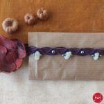 Earth anklet deep purple 2
