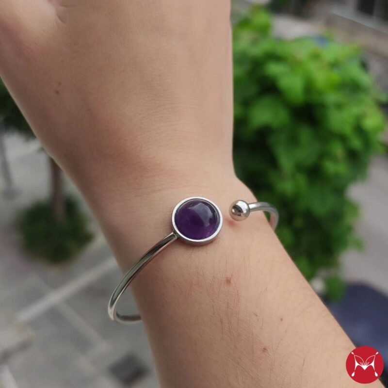 Iris bracelet amethyst