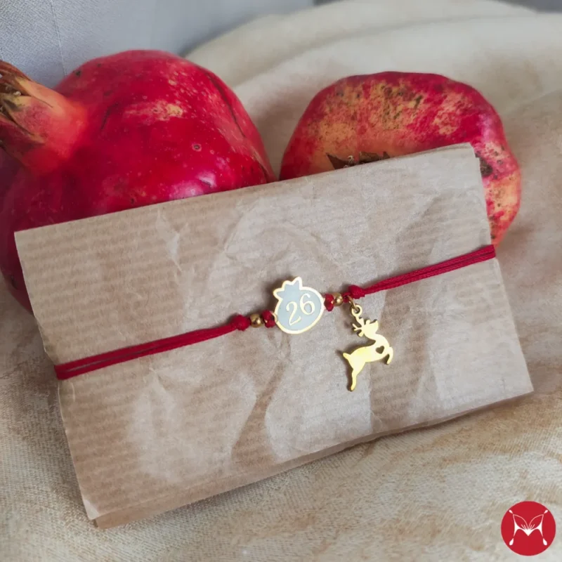 '26 charm bracelet deer