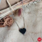 Eros necklace black silver