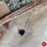 Eros necklace black silver 2