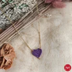 Eros necklace purple gold