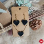 Eros set black gold