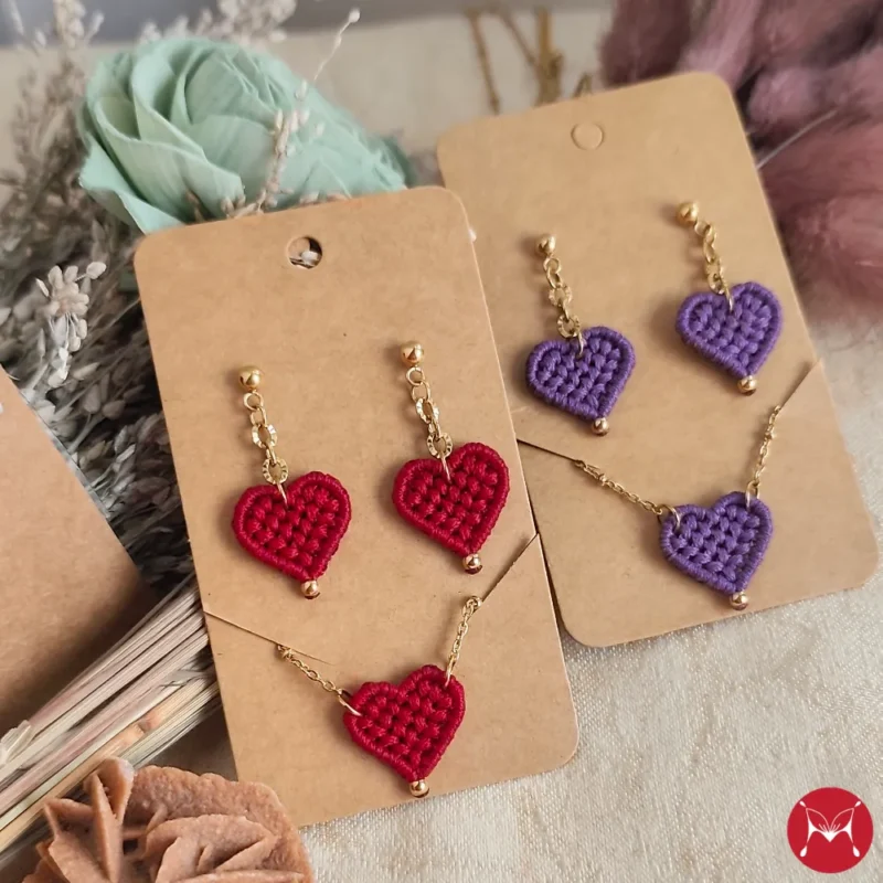 Eros set red purple