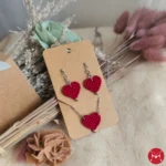 Eros set red silver