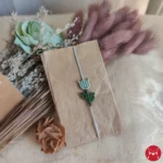 Tulip bracelet menta silver