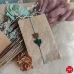 Tulip bracelet olive silver