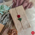 Tulip bracelet red gold